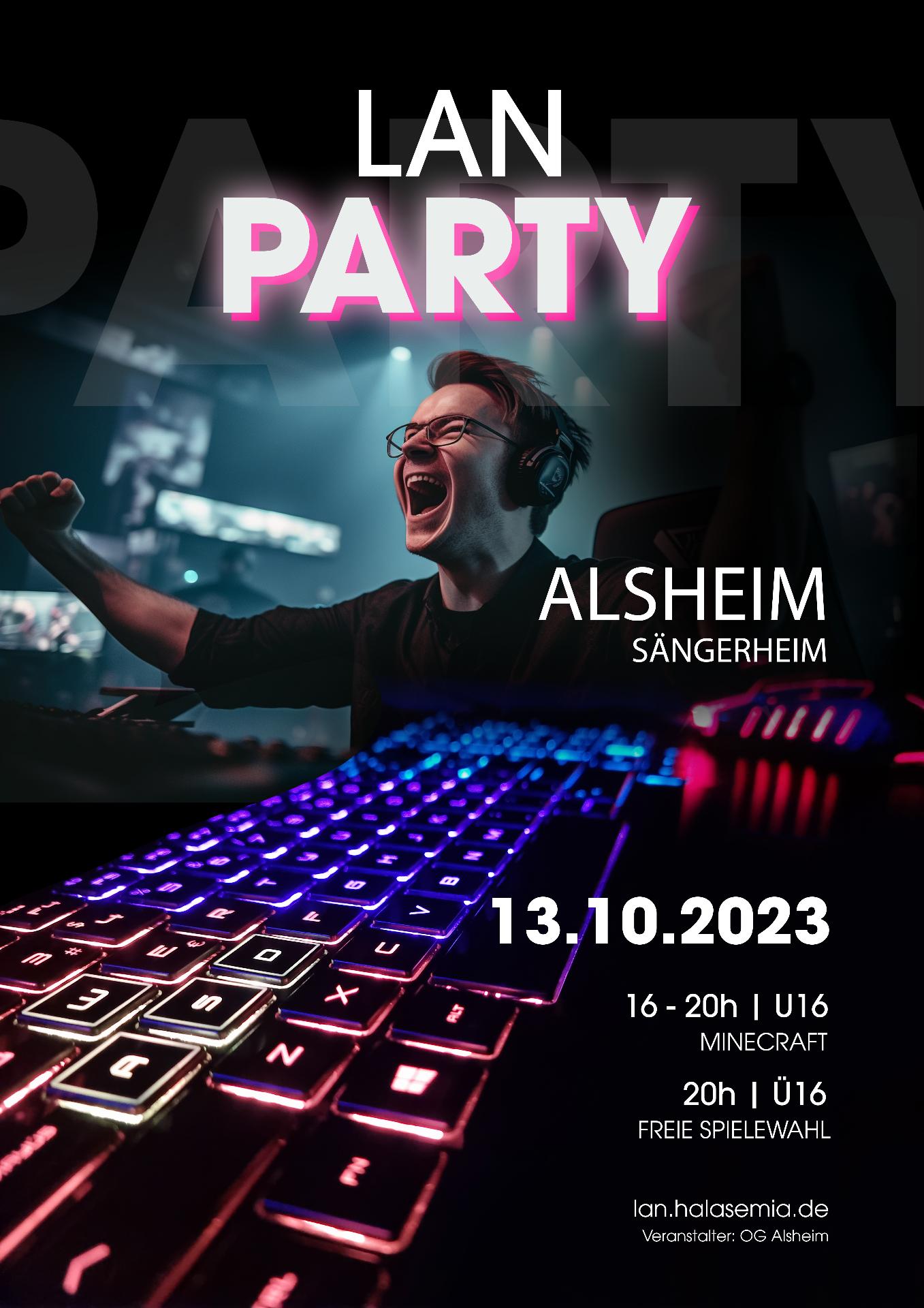 13.10.2023 – LAN in Alsheim